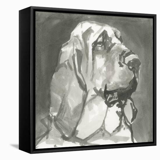 A Very Neutral Modern Dog VII-null-Framed Stretched Canvas