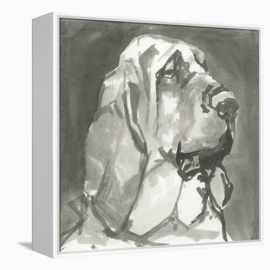 A Very Neutral Modern Dog VII-null-Framed Stretched Canvas