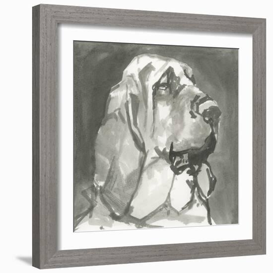 A Very Neutral Modern Dog VII-null-Framed Art Print