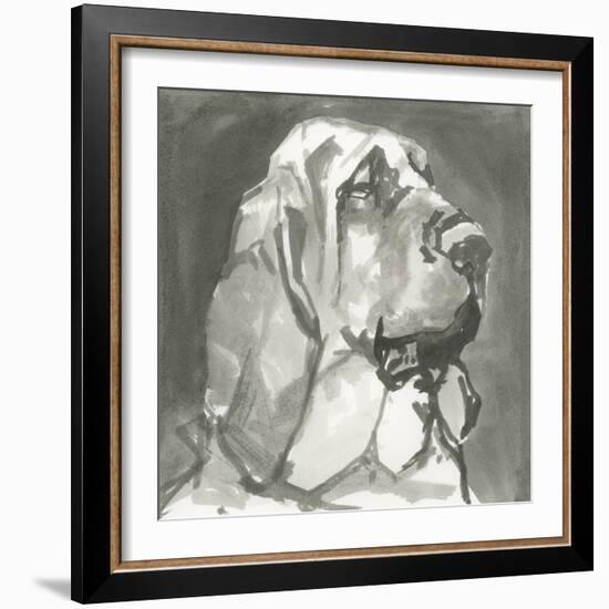 A Very Neutral Modern Dog VII-null-Framed Art Print