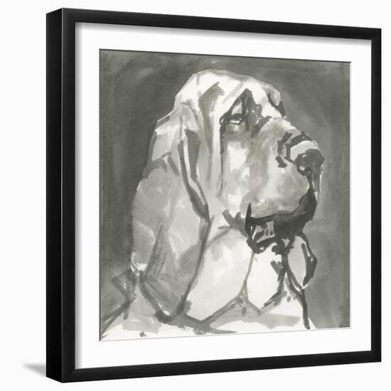 A Very Neutral Modern Dog VII-null-Framed Art Print