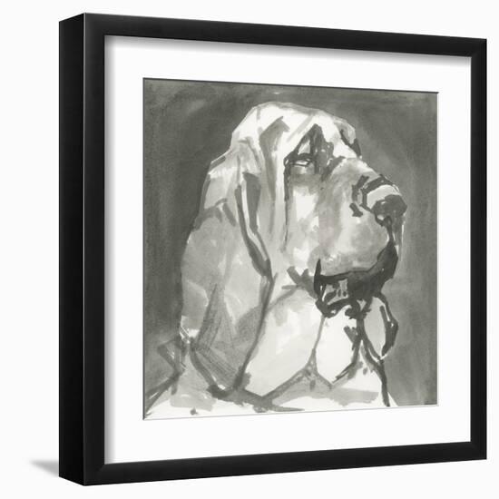 A Very Neutral Modern Dog VII-null-Framed Art Print