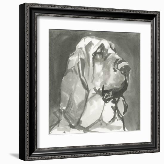 A Very Neutral Modern Dog VII-null-Framed Art Print