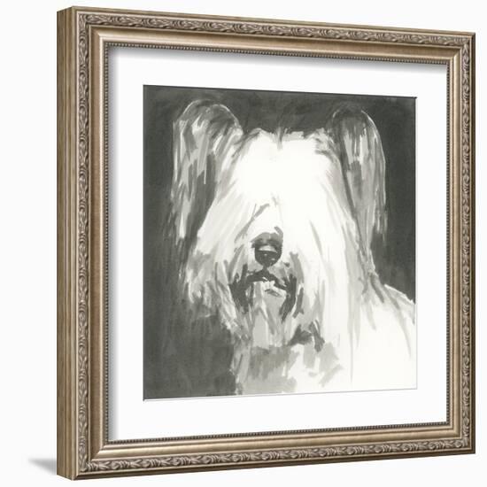 A Very Neutral Modern Dog VIII-null-Framed Art Print