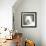 A Very Neutral Modern Dog VIII-null-Framed Art Print displayed on a wall