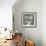 A Very Neutral Modern Dog XI-null-Framed Art Print displayed on a wall