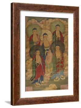 A Very Rare Buddhist Votive Painting, Dated Wanli 19th Year-null-Framed Giclee Print