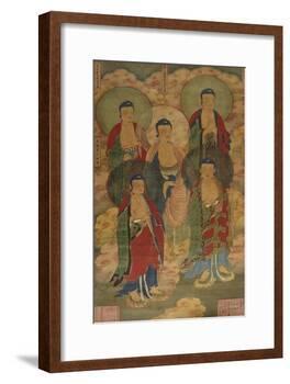 A Very Rare Buddhist Votive Painting, Dated Wanli 19th Year-null-Framed Giclee Print