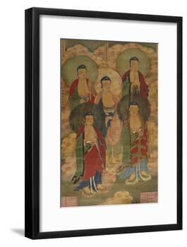 A Very Rare Buddhist Votive Painting, Dated Wanli 19th Year-null-Framed Giclee Print