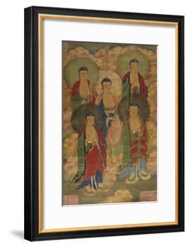A Very Rare Buddhist Votive Painting, Dated Wanli 19th Year-null-Framed Giclee Print