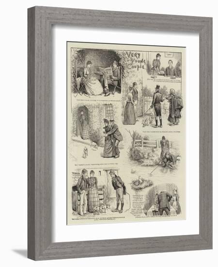 A Very Young Couple-William Ralston-Framed Giclee Print