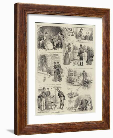 A Very Young Couple-William Ralston-Framed Giclee Print