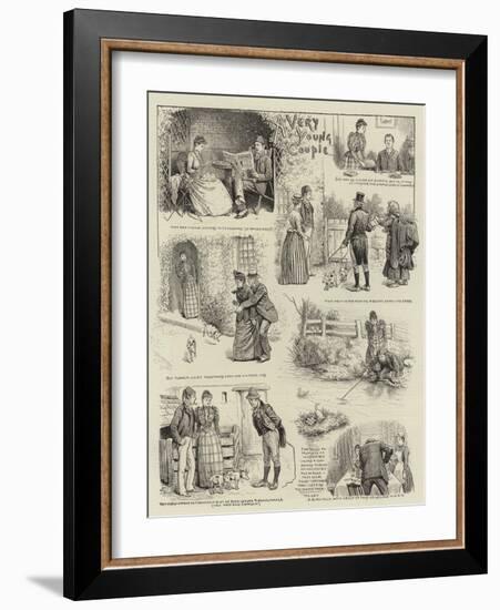 A Very Young Couple-William Ralston-Framed Giclee Print