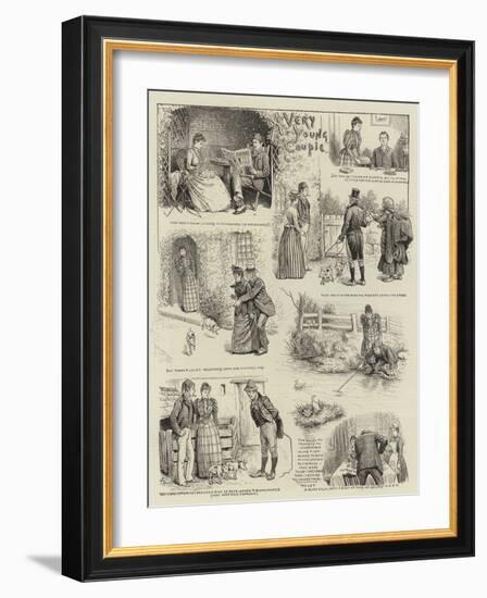 A Very Young Couple-William Ralston-Framed Giclee Print