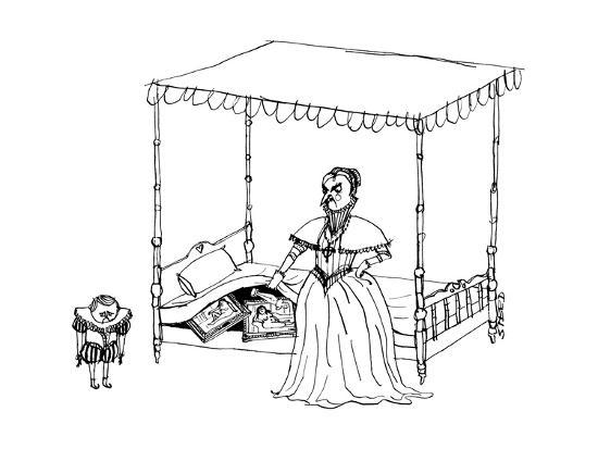 550px x 413px - A Victorian mother finds her son's porn collection. - New Yorker Cartoon  Premium Giclee Print by Edward Steed | Art.com