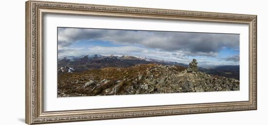 A View across the Cairngorms in Scotland from the Top of Creag Dubh Near Newtonmore-Alex Treadway-Framed Photographic Print