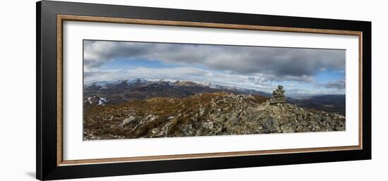 A View across the Cairngorms in Scotland from the Top of Creag Dubh Near Newtonmore-Alex Treadway-Framed Photographic Print