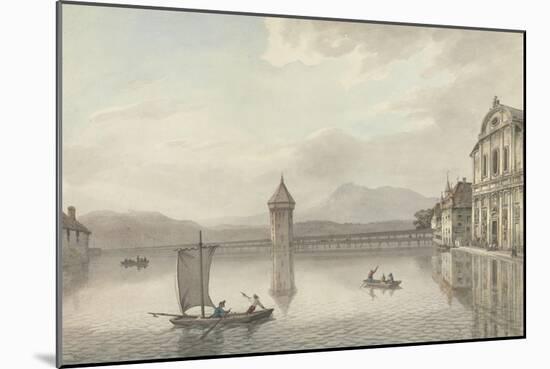 A View at Lucerne-William Pars-Mounted Giclee Print