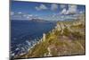 A view from Clogher Head towards Sybil Point, at the western end of the Dingle Peninsula, County Ke-Nigel Hicks-Mounted Photographic Print