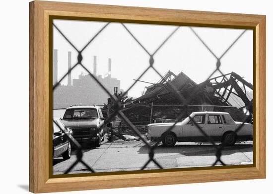 A View from Kent Avenue-Evan Morris Cohen-Framed Premier Image Canvas