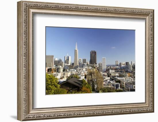 A View from Telegraph Hill, San Francisco, California, USA-Susan Pease-Framed Photographic Print