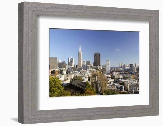 A View from Telegraph Hill, San Francisco, California, USA-Susan Pease-Framed Photographic Print