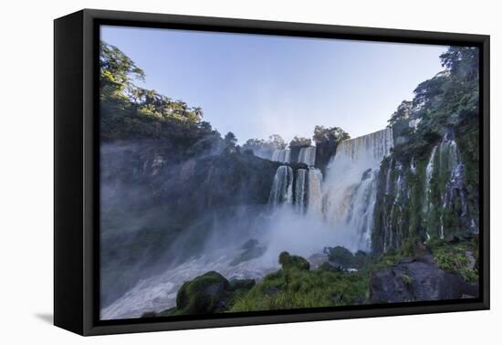 A View from the Lower Trail, Iguazu Falls National Park, Misiones, Argentina, South America-Michael Nolan-Framed Premier Image Canvas