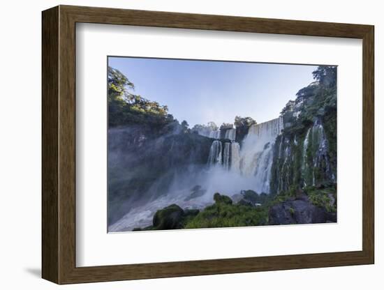 A View from the Lower Trail, Iguazu Falls National Park, Misiones, Argentina, South America-Michael Nolan-Framed Photographic Print
