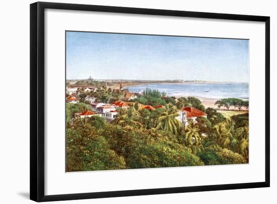 A View from the Ridge, Bombay, India, Early 20th Century-null-Framed Giclee Print