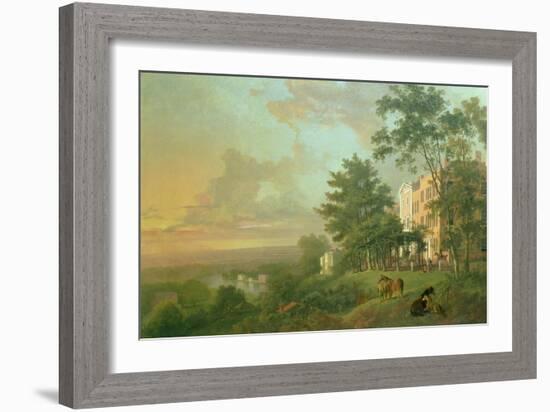 A View from the Terrace, Richmond Hill-Carl Frederic Aagaard-Framed Giclee Print