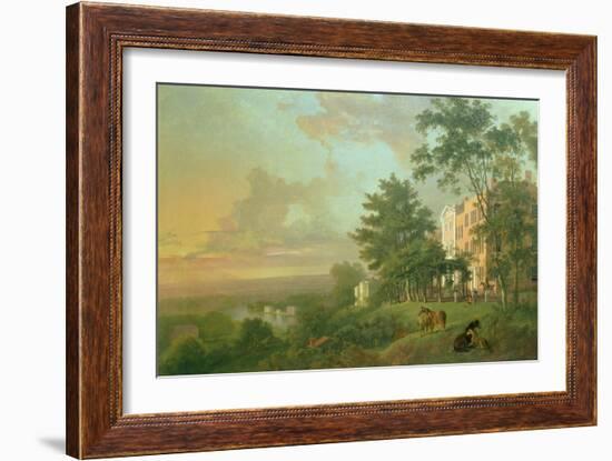 A View from the Terrace, Richmond Hill-Carl Frederic Aagaard-Framed Giclee Print