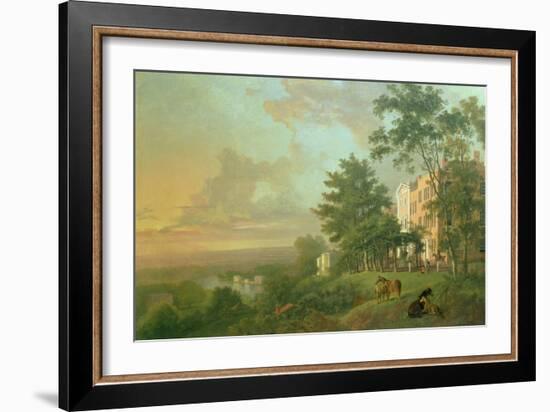 A View from the Terrace, Richmond Hill-Carl Frederic Aagaard-Framed Giclee Print