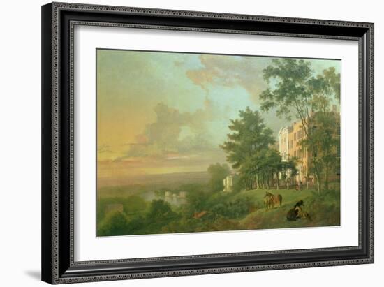 A View from the Terrace, Richmond Hill-Carl Frederic Aagaard-Framed Giclee Print