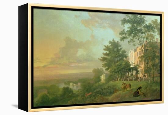 A View from the Terrace, Richmond Hill-Carl Frederic Aagaard-Framed Premier Image Canvas