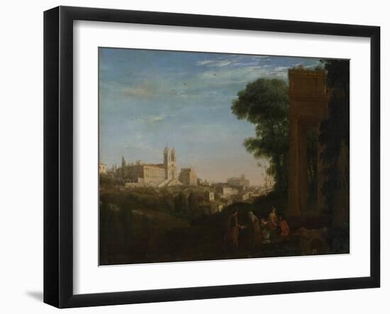 A View in Rome, 1632-Claude Lorraine-Framed Giclee Print