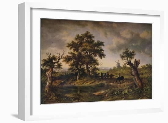 A View In Surrey, c1797-1831, (1919)-Patrick Nasmyth-Framed Giclee Print