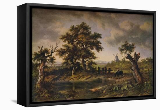 A View In Surrey, c1797-1831, (1919)-Patrick Nasmyth-Framed Premier Image Canvas