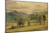 A View in the Lake District, C.1800S (Watercolour)-John Constable-Mounted Giclee Print
