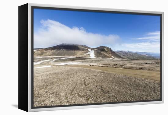 A View Inside the Stratovolcano Crater Snaefellsjokull, Snaefellsnes National Park-Michael Nolan-Framed Premier Image Canvas