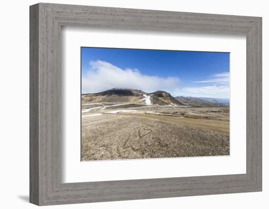 A View Inside the Stratovolcano Crater Snaefellsjokull, Snaefellsnes National Park-Michael Nolan-Framed Photographic Print