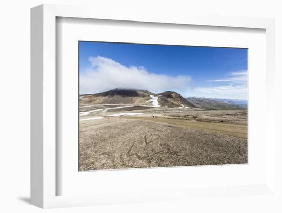 A View Inside the Stratovolcano Crater Snaefellsjokull, Snaefellsnes National Park-Michael Nolan-Framed Photographic Print