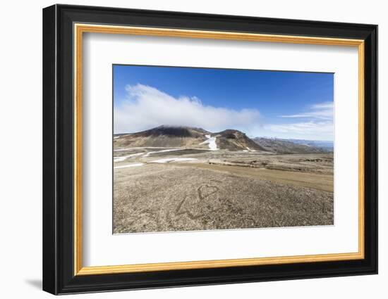 A View Inside the Stratovolcano Crater Snaefellsjokull, Snaefellsnes National Park-Michael Nolan-Framed Photographic Print