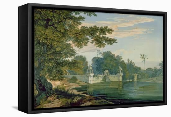 A View Near Agra, C.1780-William Hodges-Framed Premier Image Canvas