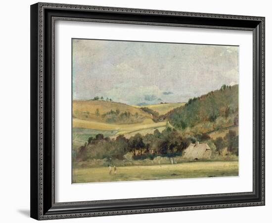 A View Near Arundel, 1837-John Constable-Framed Giclee Print