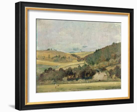 A View Near Arundel, 1837-John Constable-Framed Giclee Print