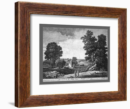 'A View Near Mold', c1752-John Boydell-Framed Giclee Print