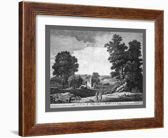 'A View Near Mold', c1752-John Boydell-Framed Giclee Print