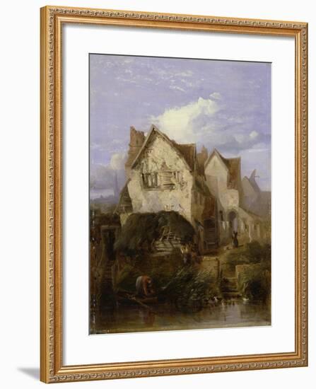 A View Near Norwich-Thomas Lound-Framed Giclee Print