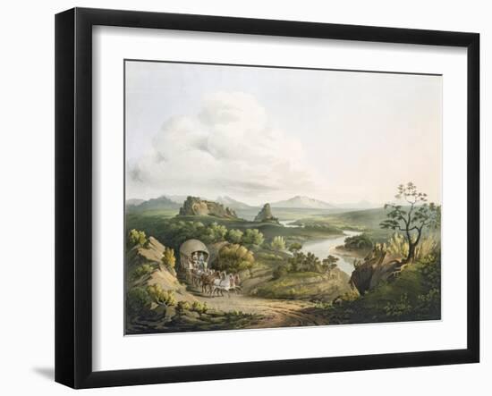 A View near the Roode Sand Pass at the Cape of Good Hope, engraved by J. Bluck-Henry Salt-Framed Giclee Print