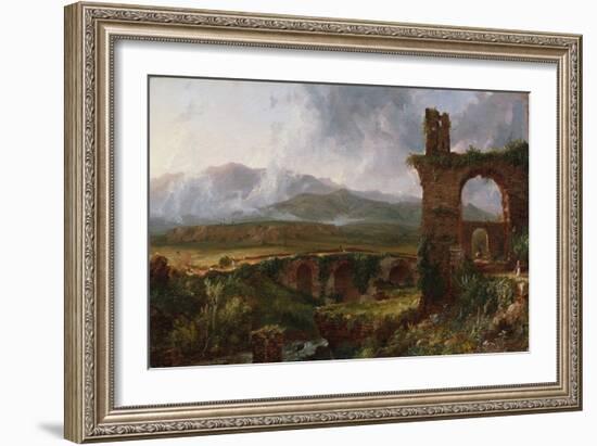 A View Near Tivoli (Morning), 1832-Thomas Cole-Framed Giclee Print